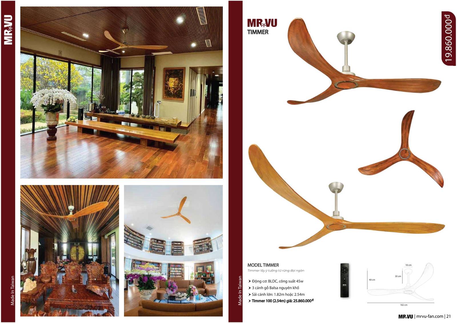 Bảng giá và Catalogue Quạt trần Mr Vũ mới nhất 2024 /Page 